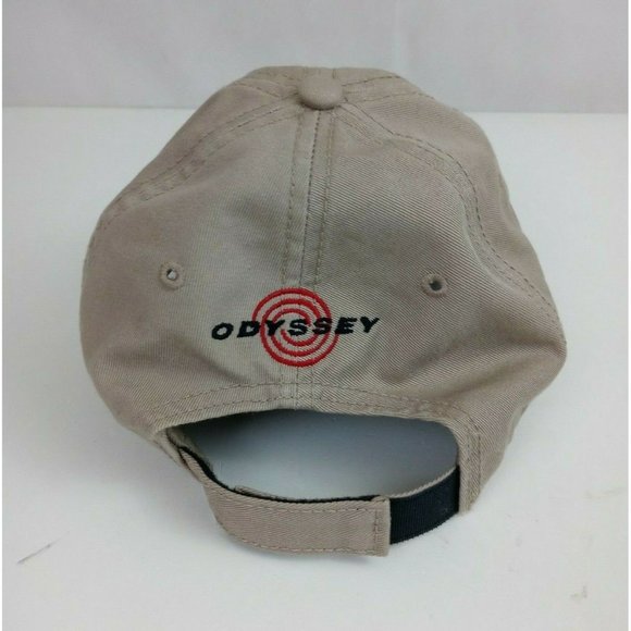 New Era Callaway Odyssey Golf Adjustable Tan Baseball Cap - Picture 6 of 8